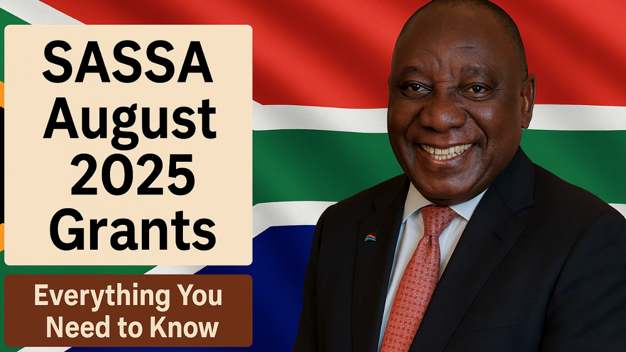 South Africa SASSA August 2025 Payout Schedule